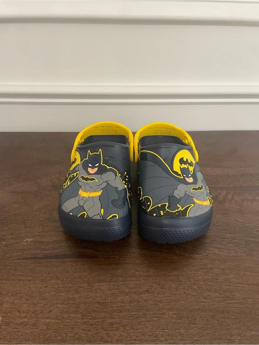 CROCS Kids Batman Clog - Navy and Yellow
